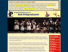 Tablet Screenshot of mali.poligrodzianie.pl